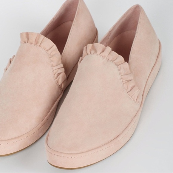 dusty pink suede shoes